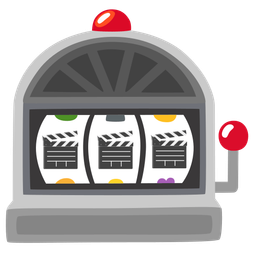 slot machine and clapper board