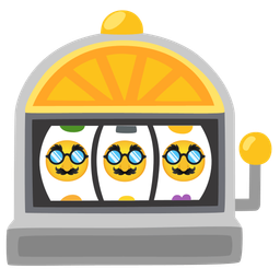 slot machine and disguised face