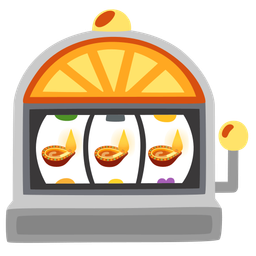 slot machine and diya lamp