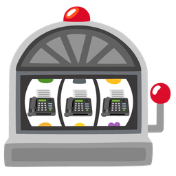slot machine and fax machine