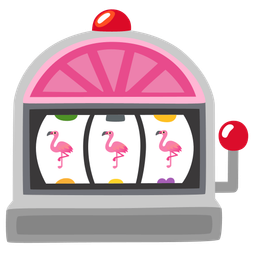 slot machine and flamingo