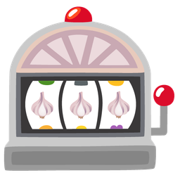 slot machine and garlic