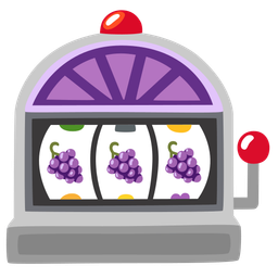 slot machine and grapes