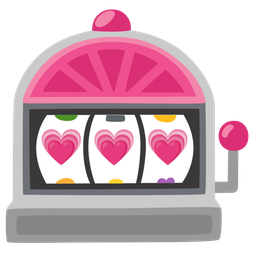 slot machine and growing heart