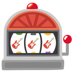 slot machine and guitar