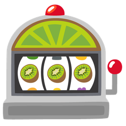 slot machine and kiwi fruit