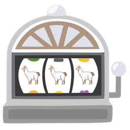 slot machine and llama