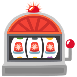 slot machine and police car light