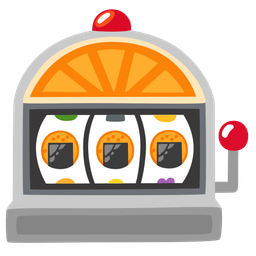 slot machine and rice cracker