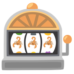 slot machine and scorpion