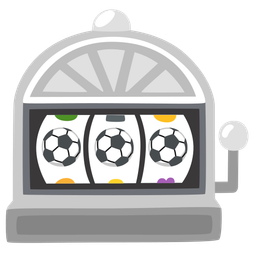 slot machine and soccer ball