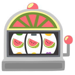slot machine and watermelon