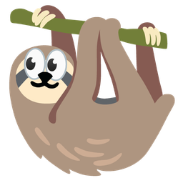 sloth and eyes