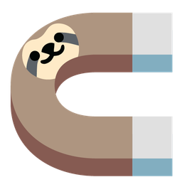 sloth and magnet