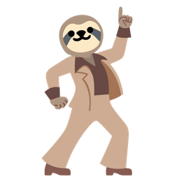 sloth and mirror ball