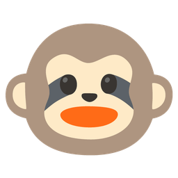 sloth and monkey face