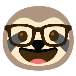 Sloth and Nerd face