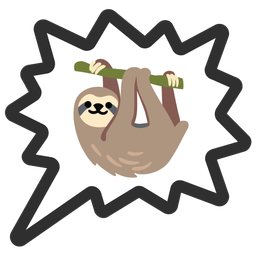 sloth and right anger bubble