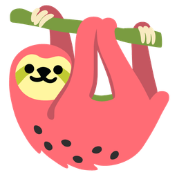 sloth and watermelon