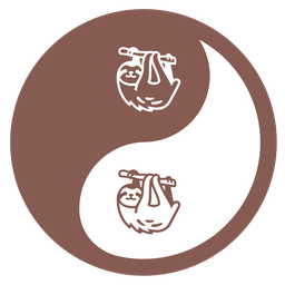 sloth and yin yang
