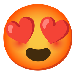 smiling face with heart-eyes and enraged face