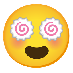 smiling face with heart-eyes and fish cake with swirl