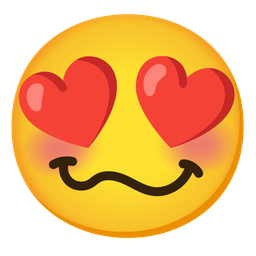 smiling face with heart-eyes and woozy face