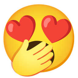 smiling face with heart-eyes and yawning face