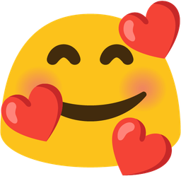 smiling face with hearts and magic wand