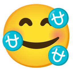 smiling face with hearts and Ophiuchus