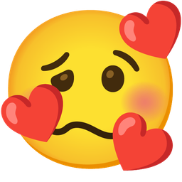 smiling face with hearts and woozy face