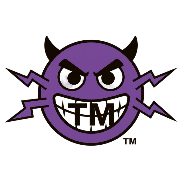 Smiling face with horns and Trade mark