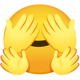 smiling face with open hands and see-no-evil monkey