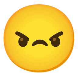 smiling face with smiling eyes and angry face