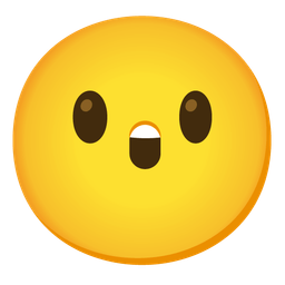 smiling face with smiling eyes and astonished face