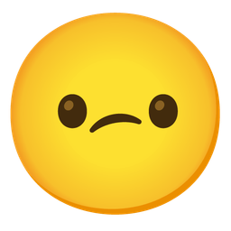 smiling face with smiling eyes and confused face