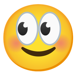 smiling face with smiling eyes and eyes