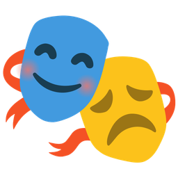 smiling face with smiling eyes and performing arts