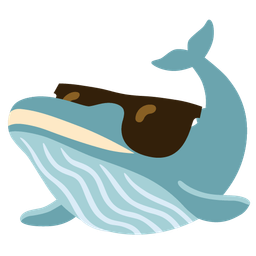 Smiling face with sunglasses and Spouting whale