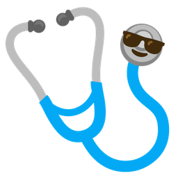 Smiling face with sunglasses and Stethoscope
