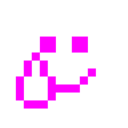 smiling face with tear and alien monster