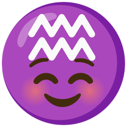 smiling face and Aquarius