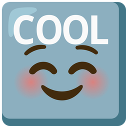 smiling face and COOL button