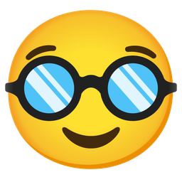 smiling face and disguised face