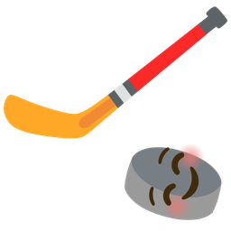 smiling face and ice hockey