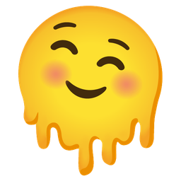 Smiling face and Melting face