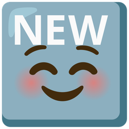 smiling face and NEW button