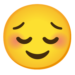 smiling face and pensive face