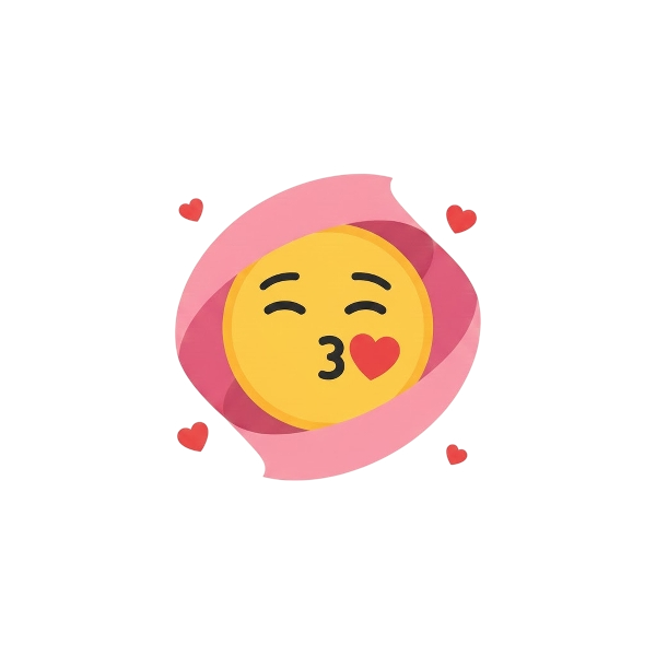 Smiling face and Reminder ribbon