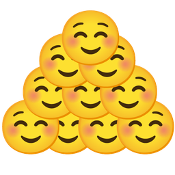 smiling face and smiling face